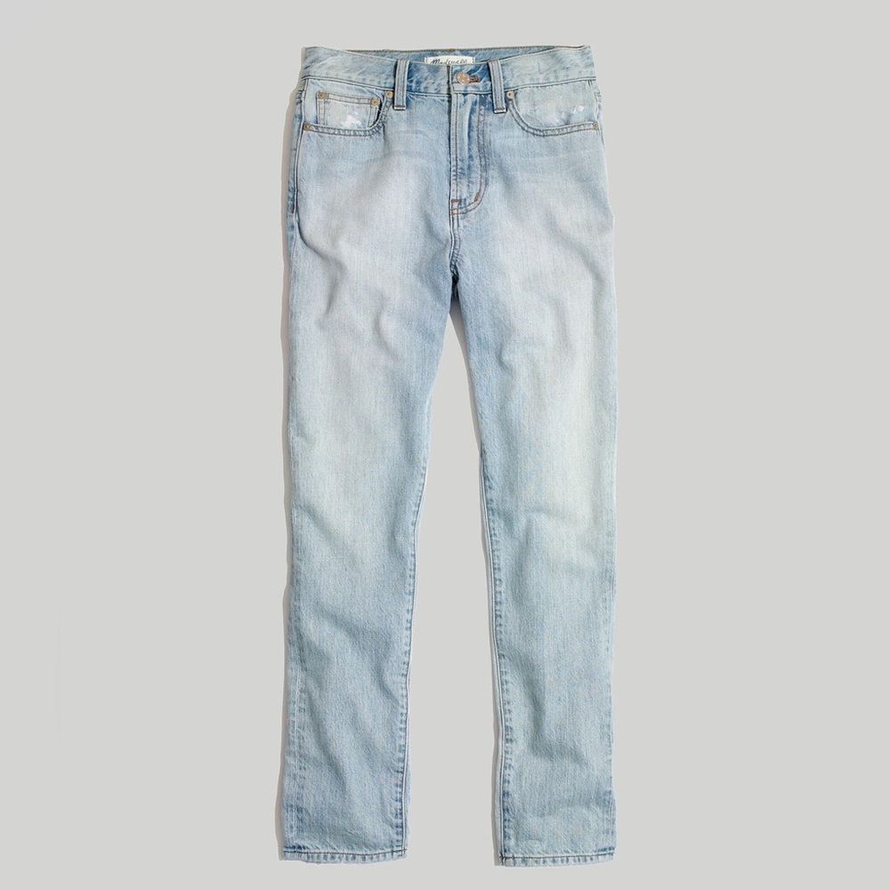Madewell The Perfect Vintage Jean in Fitzgerald Wash Light Denim Jeans C2819